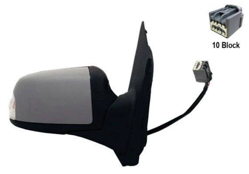 Image of ALKAR 6140400 Wing mirror Right, Electric, Convex, primed Outside Mirror (50)