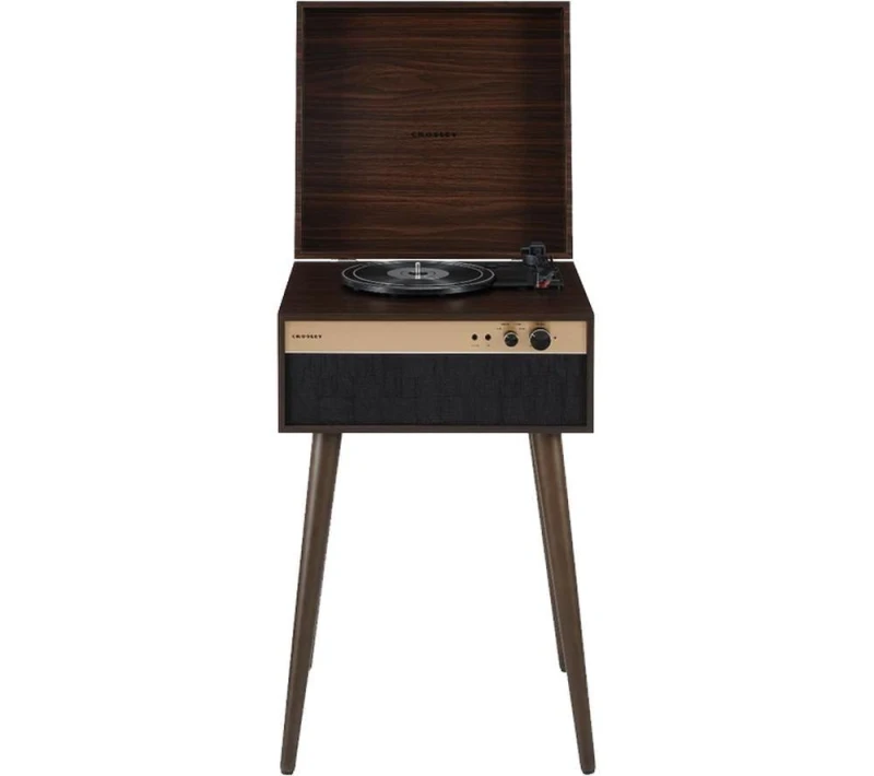 Image of CROSLEY Jasper CR6236A-WA4 Belt Drive Bluetooth Turntable - Walnut, Brown 710244250535