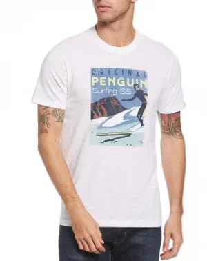 Image of Original Penguin Surf Poster T-Shirt
