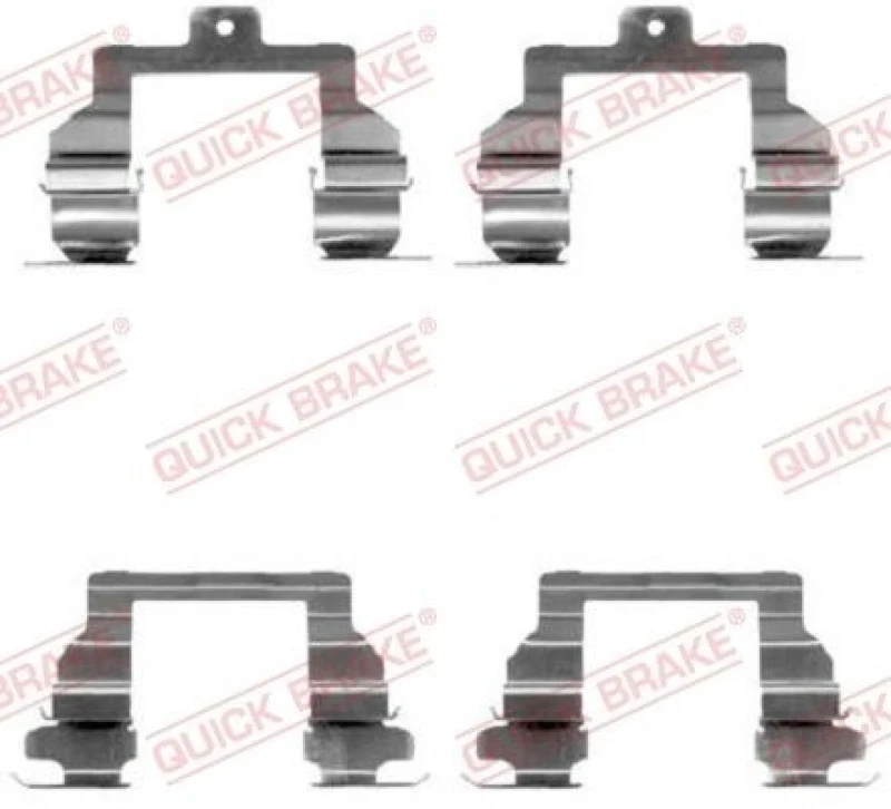 Image of QUICK BRAKE Brake pad fitting kit QUICK BRAKE 109-1291