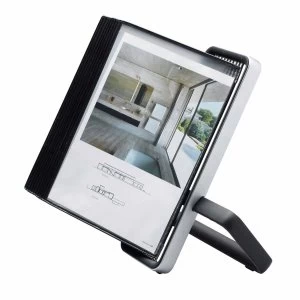 Image of Tarifold Veo Desk Display System A4 With 10 Pockets Black