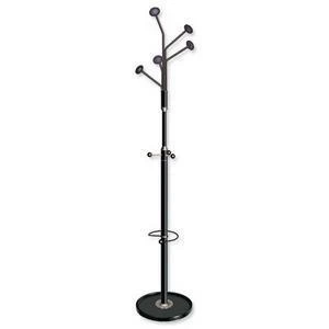 image of Original Style Hat and Coat Stand Tubular Steel with Umbrella Holder