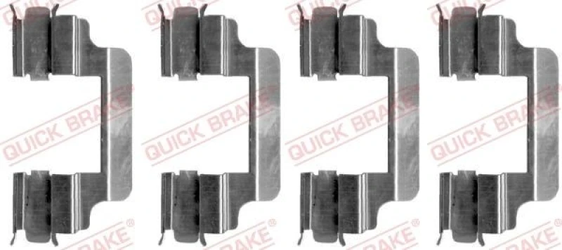 Image of QUICK BRAKE Brake pad fitting kit QUICK BRAKE 109-1231