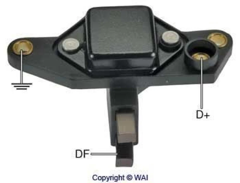 Image of WAI Alternator voltage regulator WAI M509