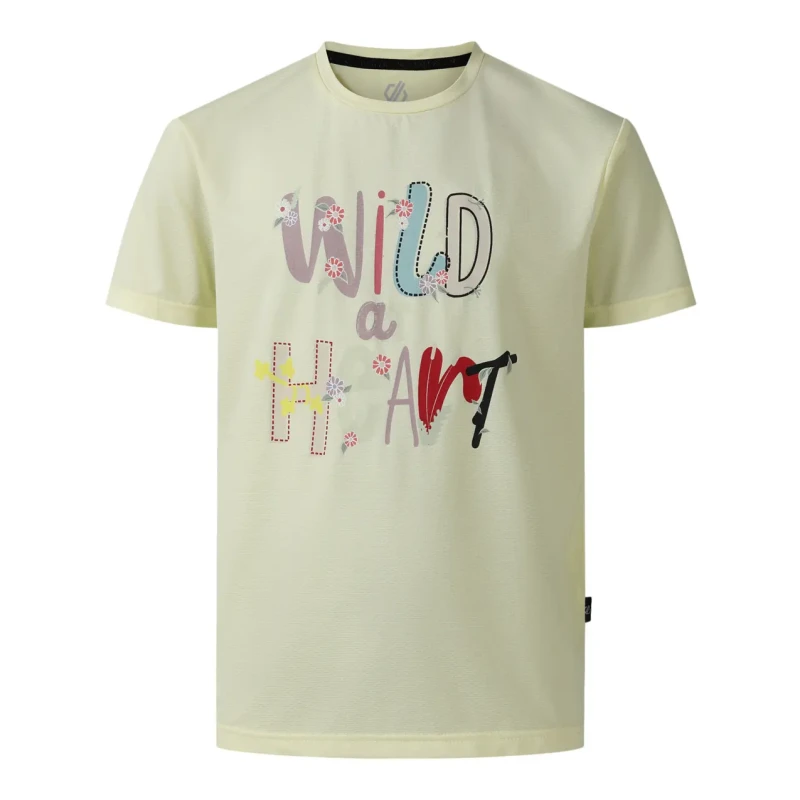 Image of Kid's T-Shirt Dare 2B Amusing Jaune Unisex 7/8 ans