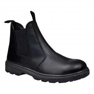 Image of SuperTouch Size 10 Dealer boots Leather Pull On Design with Safety