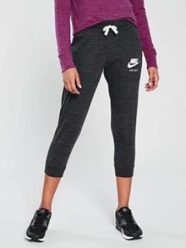 Image of Nike Sportswear Gym Vintage Capri Pant Black Size L Women