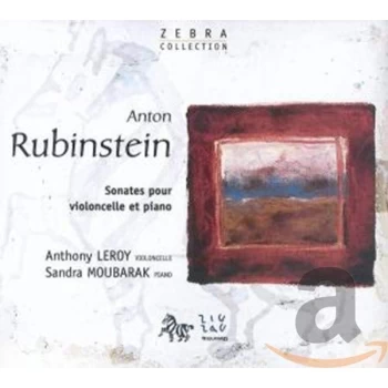 image of Rubenstein / Sonatas - Cello Piano - Cello Sonatas (Lreoy, Moubarak) CD