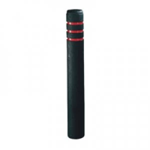 Image of Slingsby VFM Black Chamfered Recycled Plastic Bollard 900mm 31359