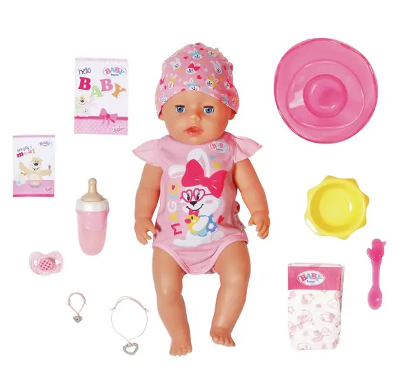 image of BABY born BABY born Magic Girl Doll in Light Pink Outfit - 17inch/43cm