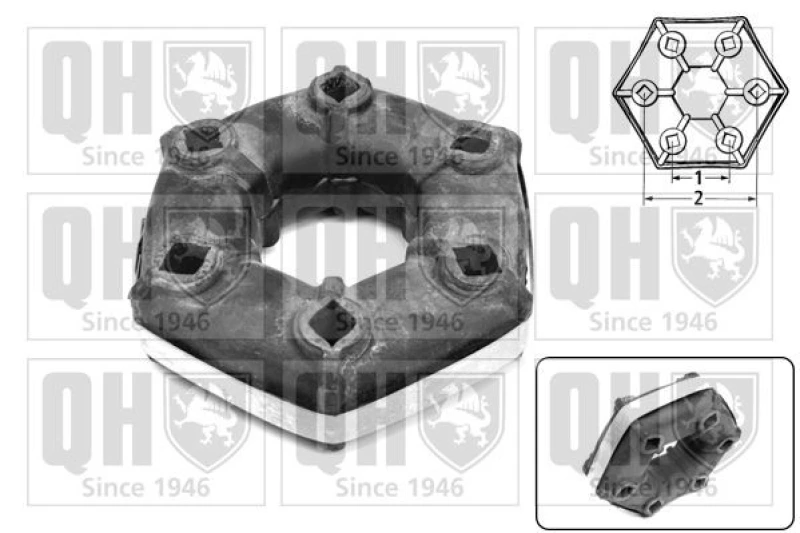 Image of QUINTON HAZELL Drive shaft coupler QUINTON HAZELL QL9000