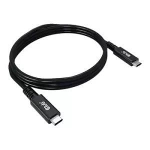 image of Club 3D 2.6ft USB4 Type-C Gen3x2 Bi-Directional Cable