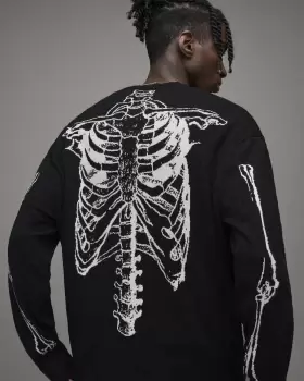Image of AllSaints Skelli Crew Jumper