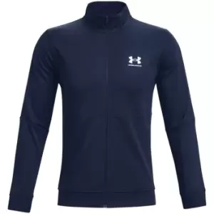 image of Under Armour Pique Track Jacket Mens - Blue