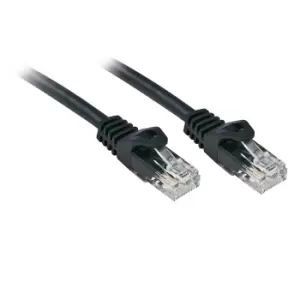 image of Lindy RJ-45/RJ-45 Cat6 10m networking cable Black U/UTP (UTP)