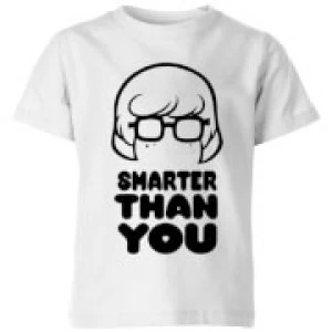 Image of Scooby Doo Smarter Than You Kids T-Shirt - White - 11-12 Years