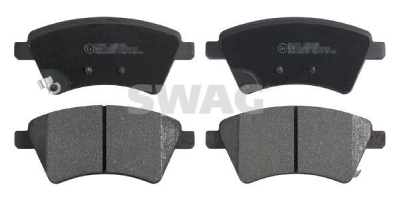 Image of Brake pad set SWAG 84 91 6658