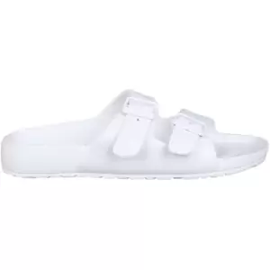 image of SoulCal 2 Strap Womens Flat Sandals - White