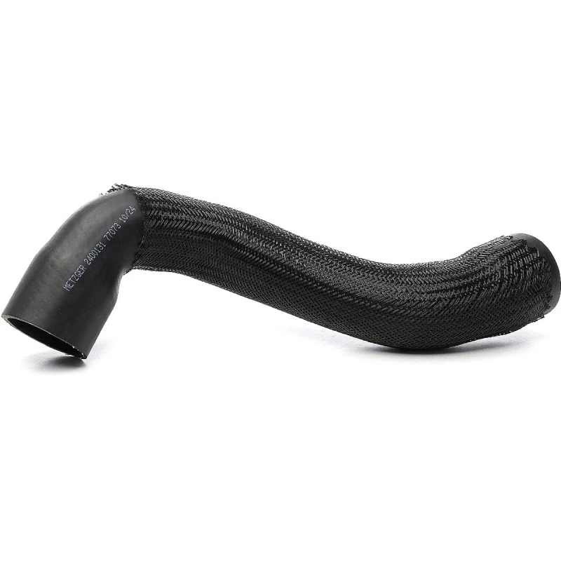 Image of METZGER 2400131 Turbocharger Hose without clamps, Rubber with fabric lining Rubber with fabric lining Charger Intake Hose (3314)