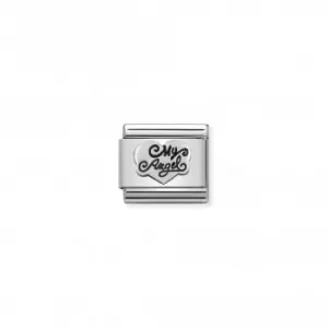 Image of Nomination Composable Classic Oxidized My Angel Link 330101/14