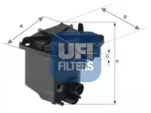 Image of 24.027.00 UFI Fuel Filter