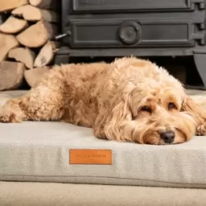 image of Hugo & Hudson Herringbone Mattress Dog Bed Brown