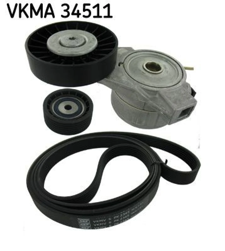Image of SKF V-Ribbed Belt Set SKF VKMA 34511