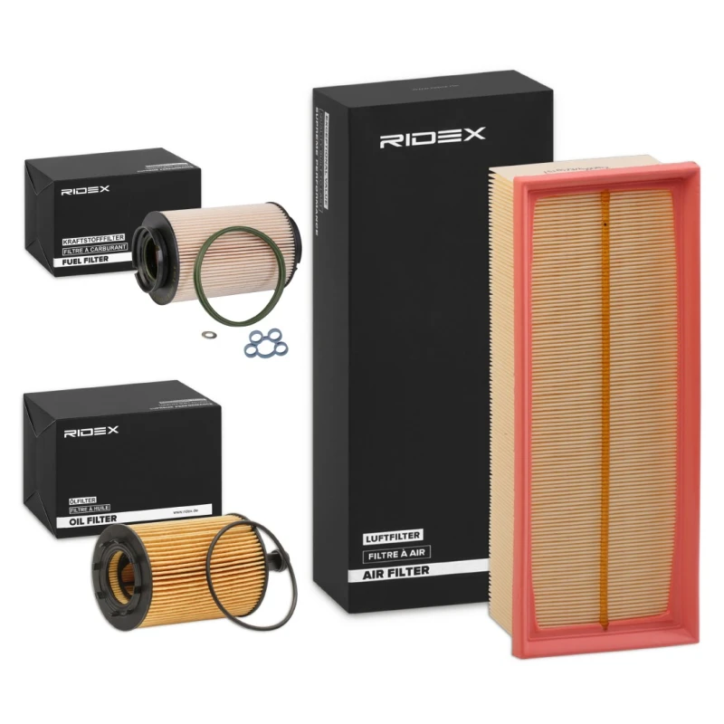 Image of RIDEX 4055F7502 Filter Set with air filter Filter Set (4055)