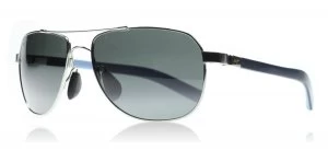 Image of Maui Jim Guardrails Sunglasses Silver / Blue 327-17 Polariserade 58mm