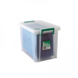 image of StoreStack 18.5 Litre Clear W400xD260xH290mm Storage Box RB11086