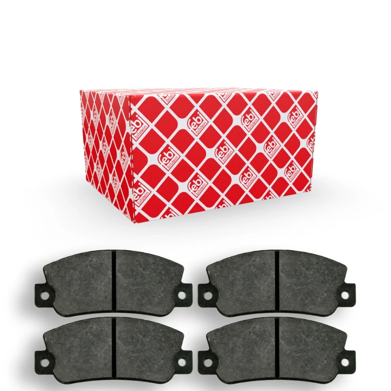 Image of FEBI BILSTEIN 16168 Brake pad set excl. wear warning contact Brake Pad Set,disc brake (402)