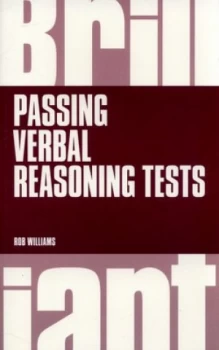 Image of Brilliant Passing Verbal Reasoning Tests by Rob Williams Paperback