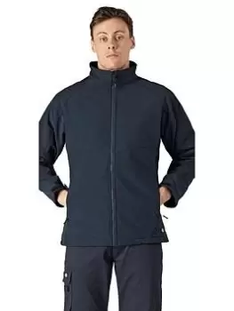 Image of Dickies Softshell Jacket - Navy Blue, Navy Blue, Size 2XL, Men