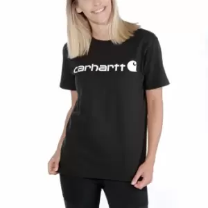 Image of Carhartt Womens Workwear Logo Graphic Short Sleeve T Shirt M - Bust 36-37' (91-94cm)