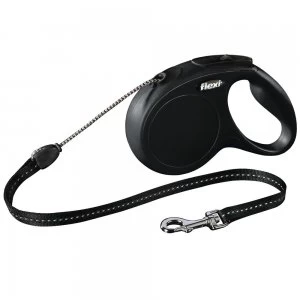 image of flexi New Classic Cord Lead Small - 5m - flexi New Classic Small Black