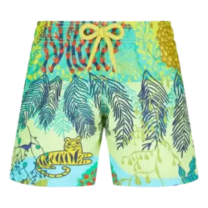 image of Boys Swim Shorts Jungle Rousseau - Jim - Green - Size 10 - Vilebrequin