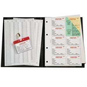 Image of Identibadge Complete Visitors Book 300 Insert IBVBSYS300