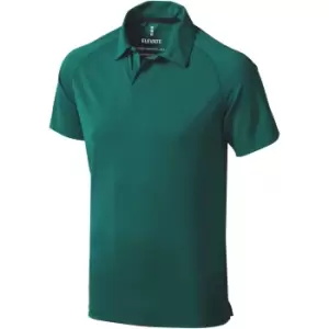 image of Elevate Mens Ottawa Short Sleeve Polo (XXL) (Forest Green)