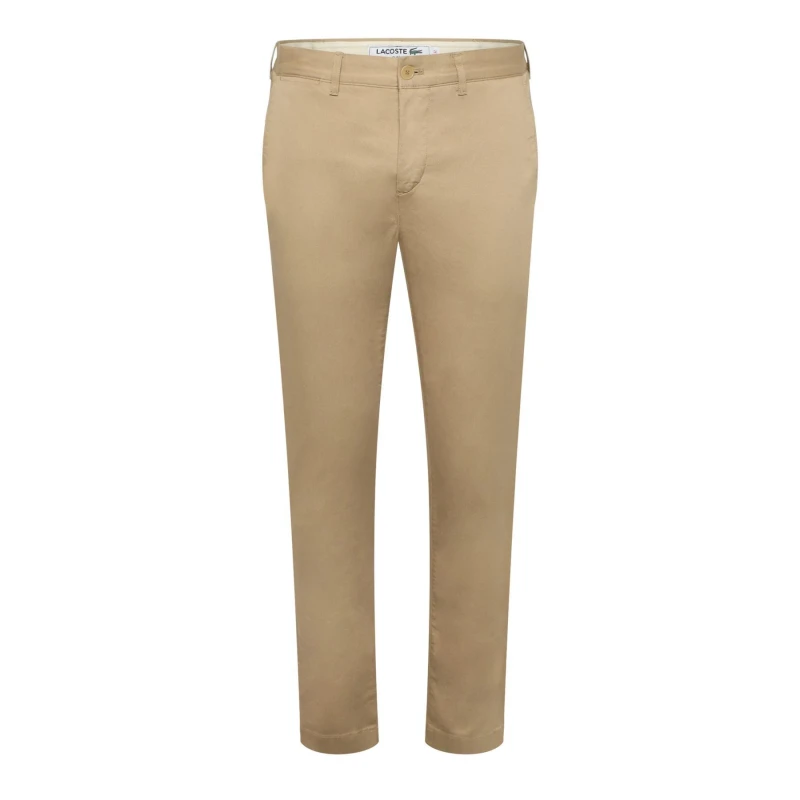Image of Lacoste Slim-Fit Chinos Cream male 29L