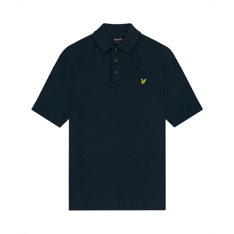Image of Lyle and Scott Lyle Classic SS Polo In09 Short Sleeve Polos 3-4 Yrs Blue 31692518135