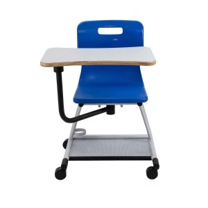 TC Office Titan Teach Chair with Writing Tablet, Blue