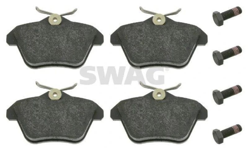 Image of Brake pad set SWAG 74 91 6245
