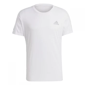 Image of adidas Own the Run T-Shirt Mens - White