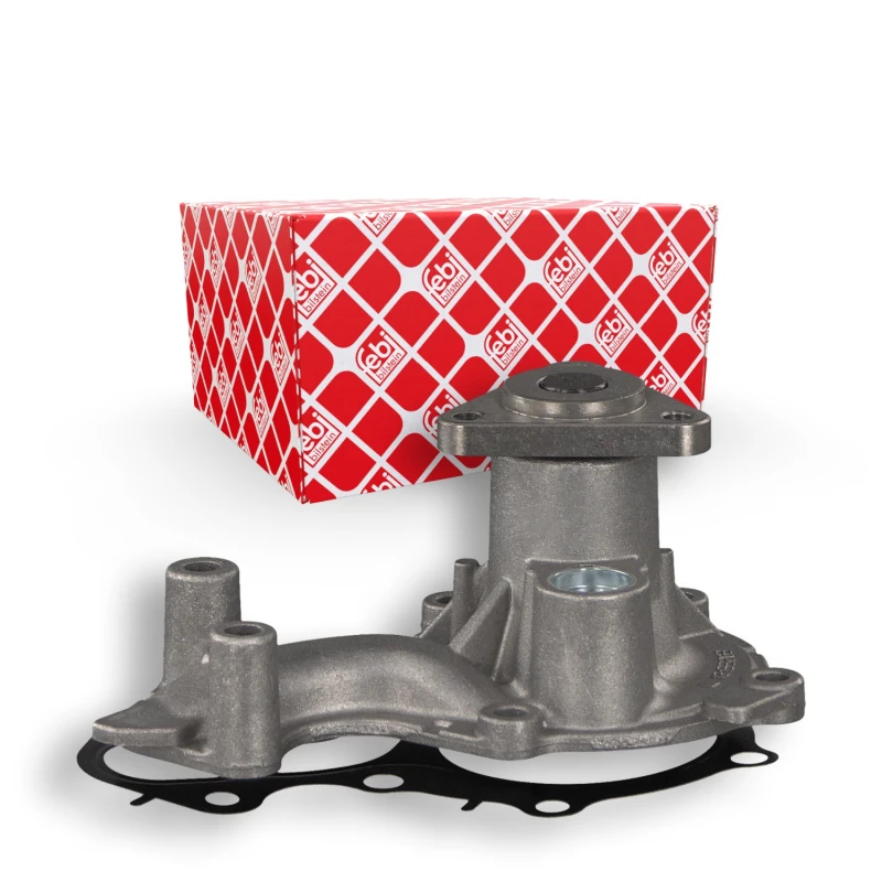 Image of FEBI BILSTEIN 45680 Water pump Cast Aluminium, with gasket/seal Cast Aluminium Water Pump (1260)