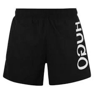 image of Hugo Boss Saba Swim Shorts Black/Gold Size L Men