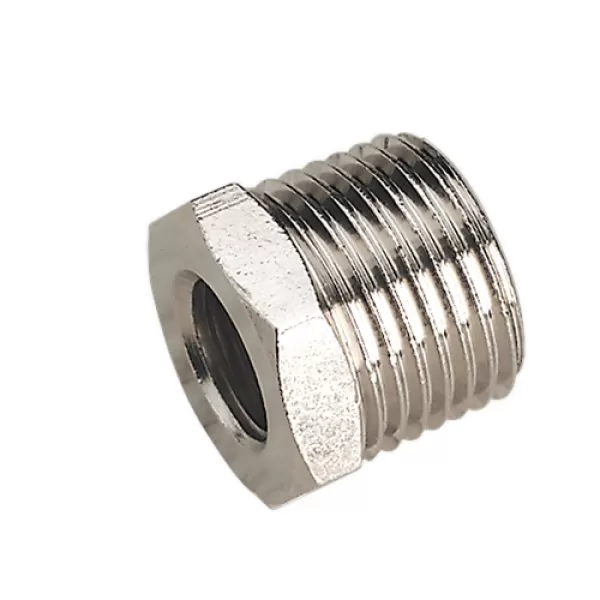 image of Sealey SA1/1214F Adaptor 1/2BSPT Male to 1/4BSP Female