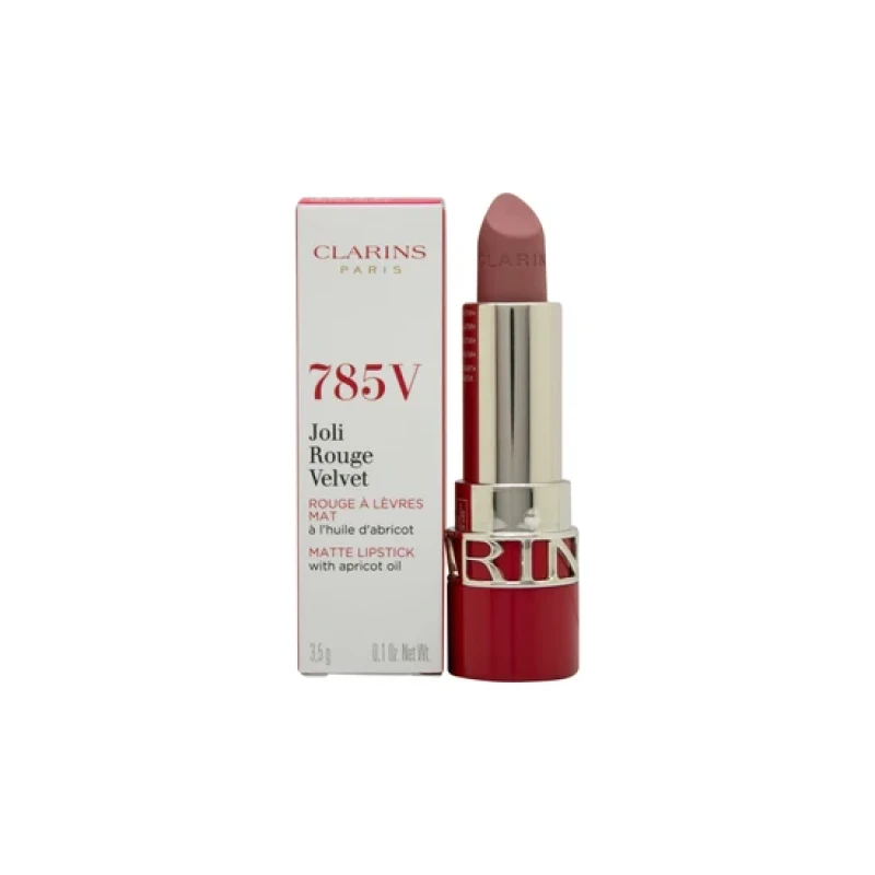 Image of Clarins Matte Joli Rouge Velvet Lipstick 785V Petal Nude