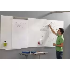 Image of Whiteboard module, PRO version - sheet steel, coated, WxH 1000 x 1500 mm, white