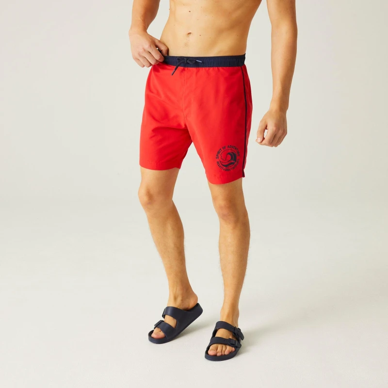 Image of Regatta Bentham swims hort - High Risk Red/Navy High Risk Red/Navy M