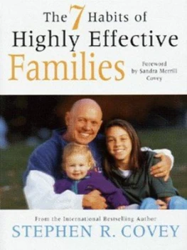 Image of The 7 Habits of Highly Effective Families by Stephen R Covey Hardback